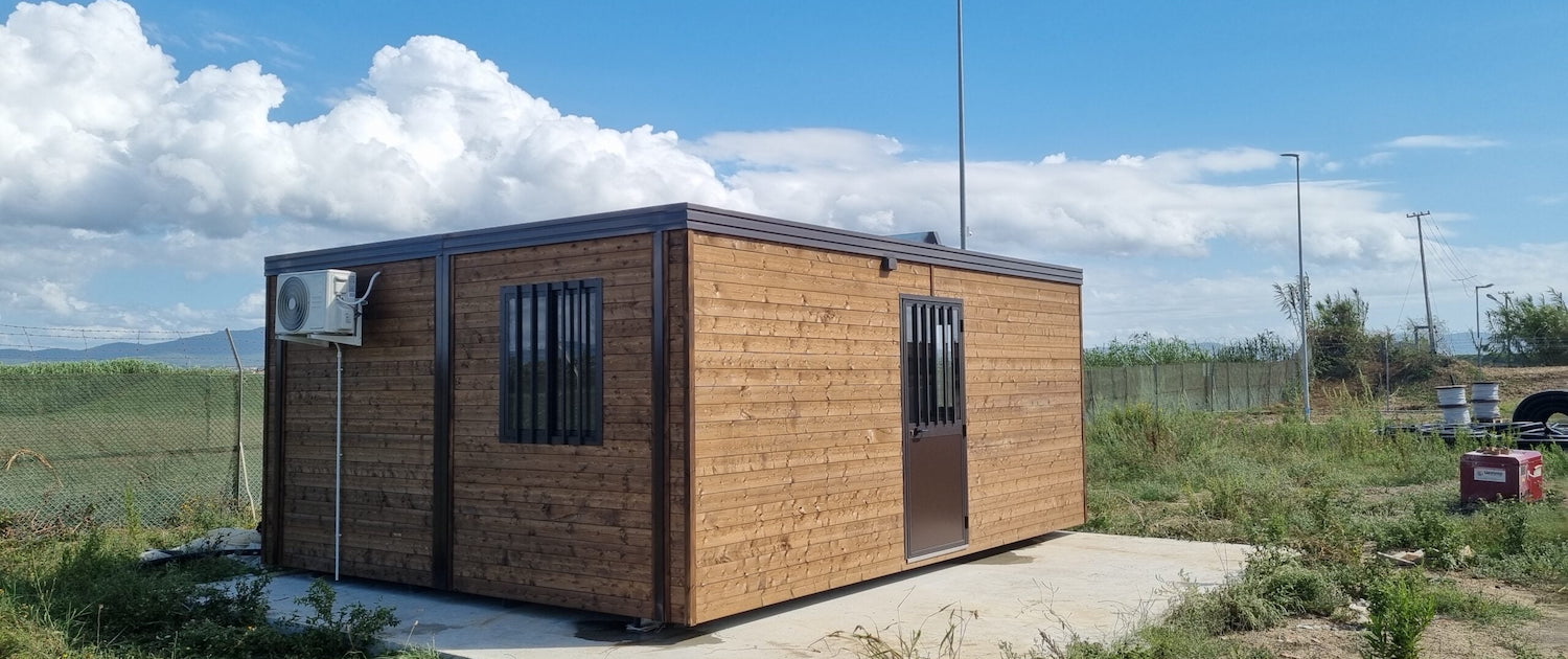 Box prefabbricati e monoblocchi coibentati personalizzati