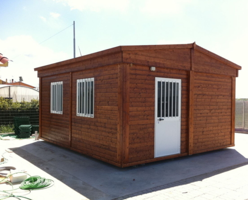 prefabbricato rivestimento legno